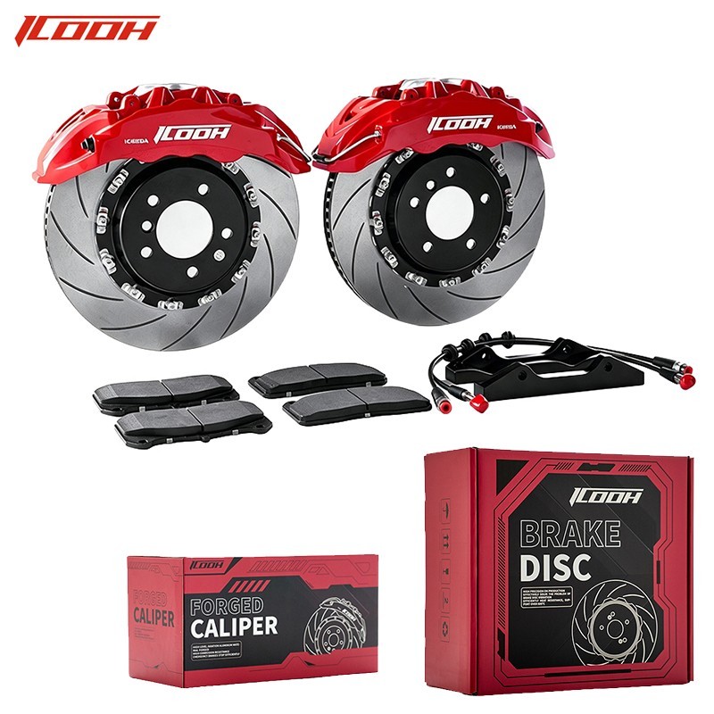 Pair Front Big Brake Caliper kit 6 Piston 380mm For Chevy Camaro Blazer Cruze Pair Front Big Brake Caliper kit 6 Piston 380mm For Chevy Camaro Blazer Cruze