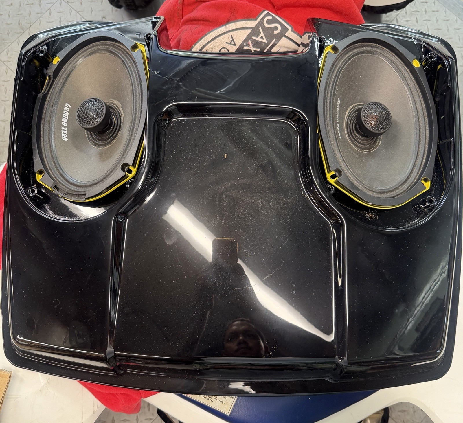 Ground Zero Motorcycle Tour Pack Speaker Lid