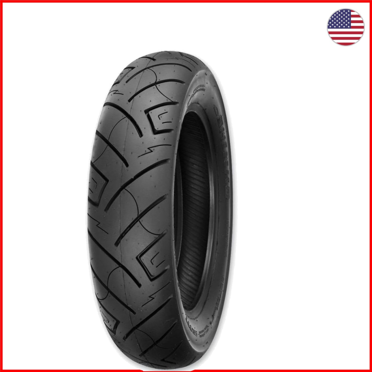 16-Inch SR777 H.D. Cruiser Tire 180/65-16 - Reliable -Round Performance
