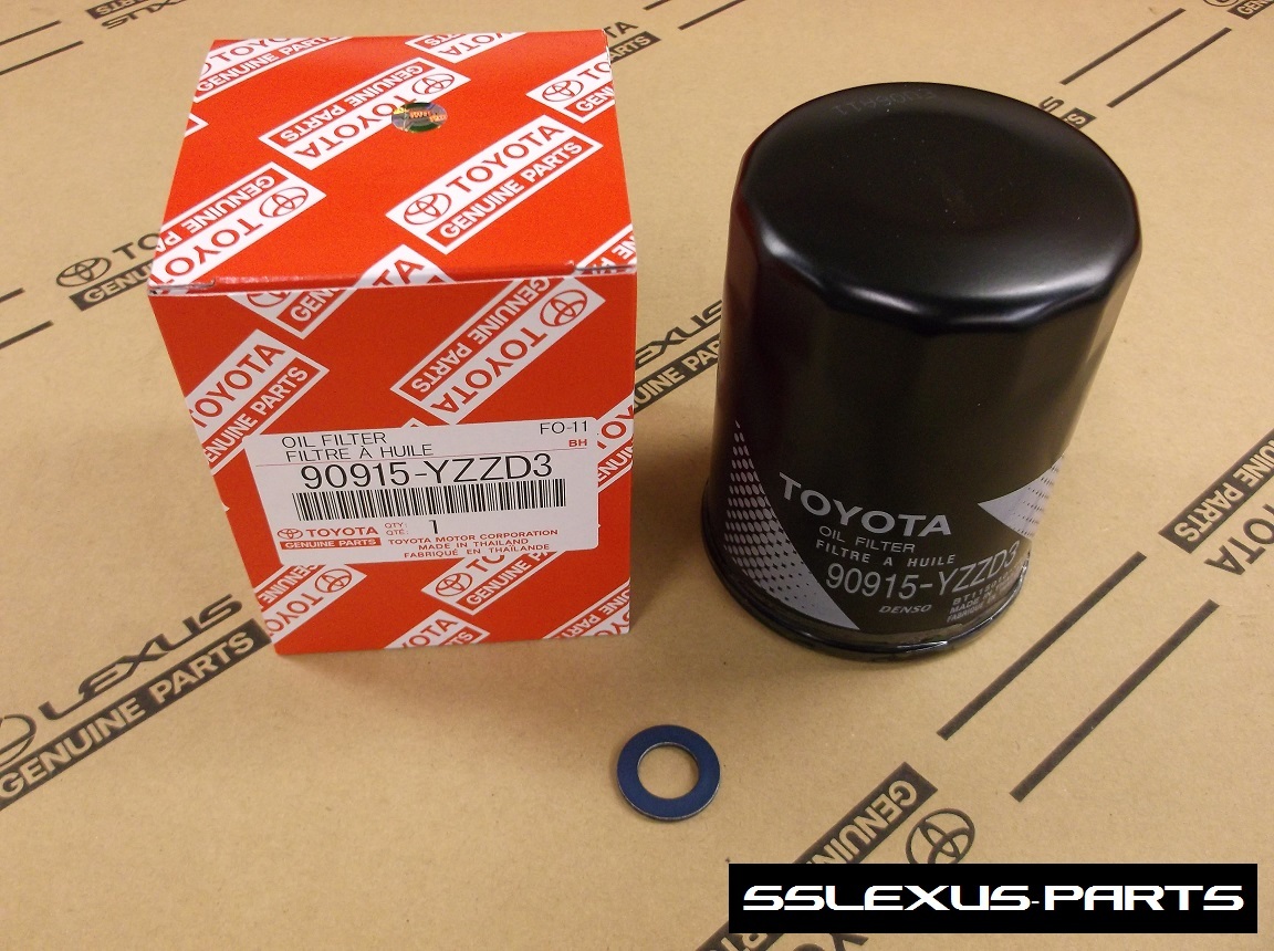 Lexus / Toyota OEM Genuine OIL FILTER & DRAIN PLUG GASKET 90915-YZZD3