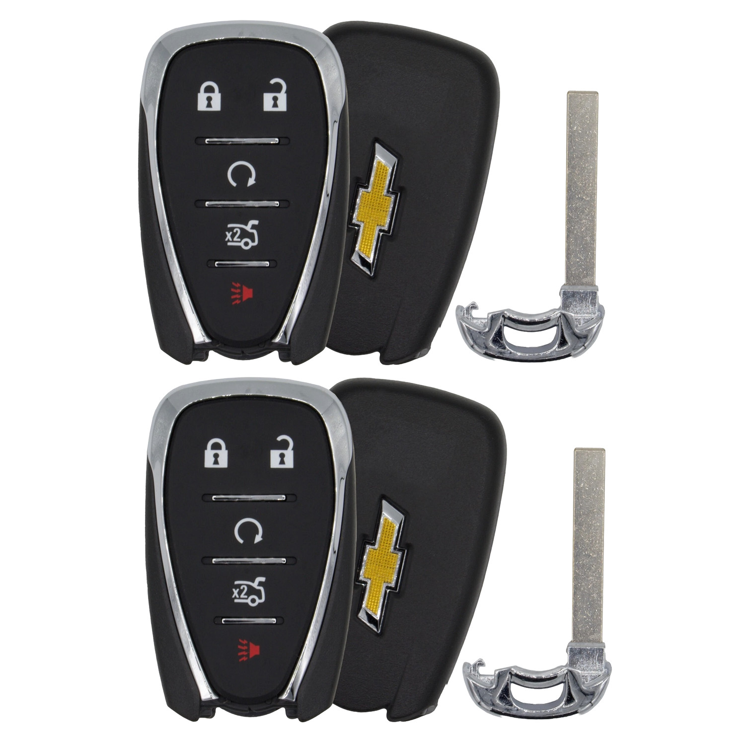 2 Original Oem Unlocked 2021-2025 Chevy Malibu Camaro Smart Key Remote HYQ4ES