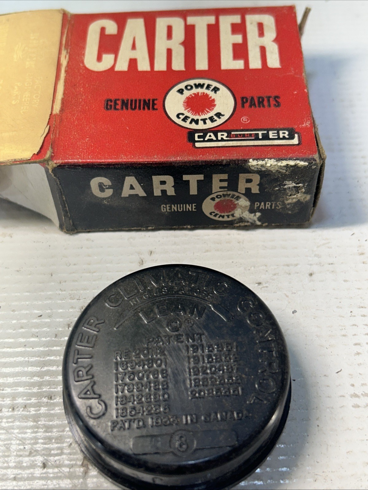 NOS Carter Carb Choke Stat Coil 1957 & 1961–63 Buick w/ Carter AFB Carburetor