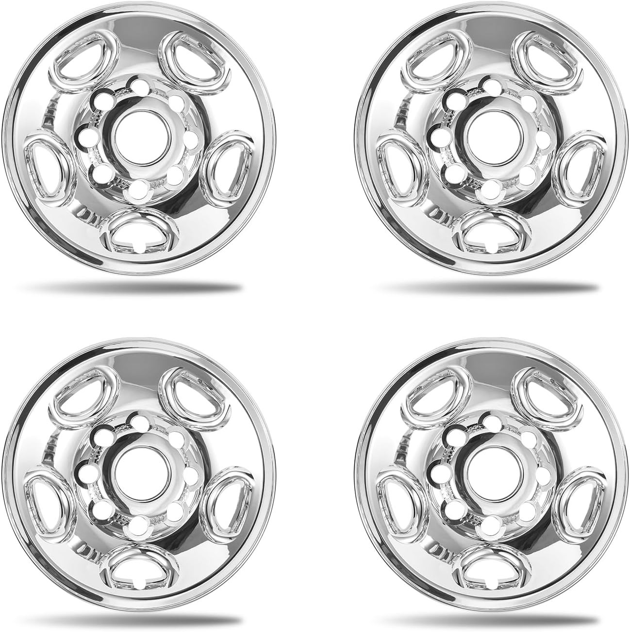 16 inch Wheel Skins for 2003-2026 Chevy Express  1500 2500 3500 4500; Chrome