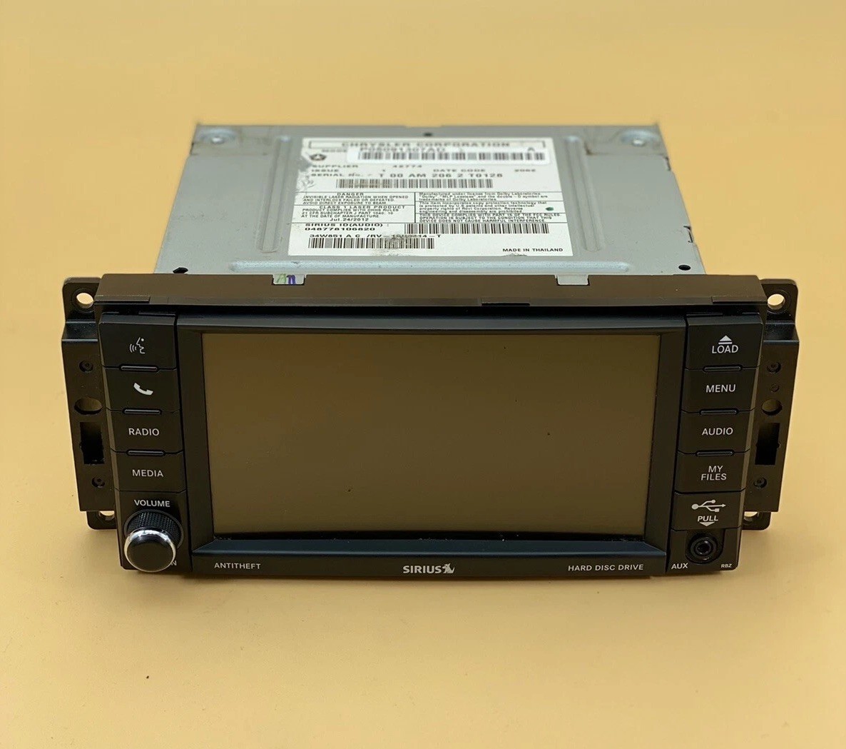 Dodge Grand Caravan 12-17 MyGIG RBZ UConnect Radio Touchscreen CD DVD Player