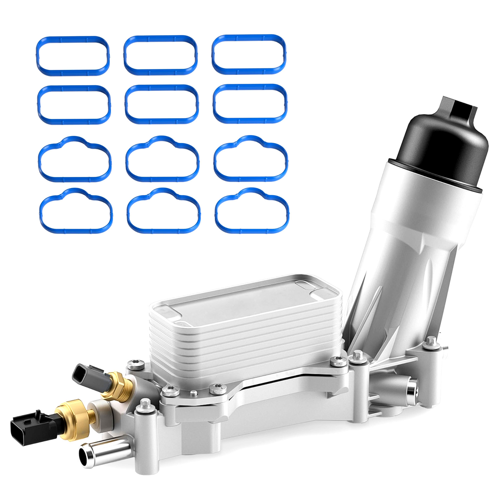 HEAVY DUTY OIL COOLER HOUSING FOR DODGE 3.6L UPGRADED ALUMINUM 926-876 926-959