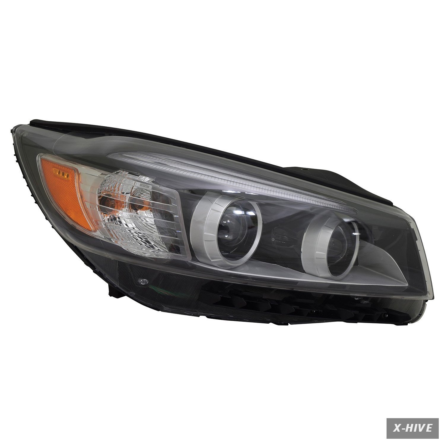 Headlight Assemblies 12 volts Waterproof 1 TYC Right Assembly Compatible Kia