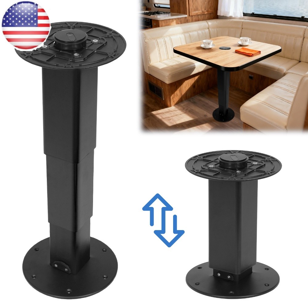 Heavy Duty RV Telescopic Table Pedestal with Gas Lift, Adjustable Pneumatic