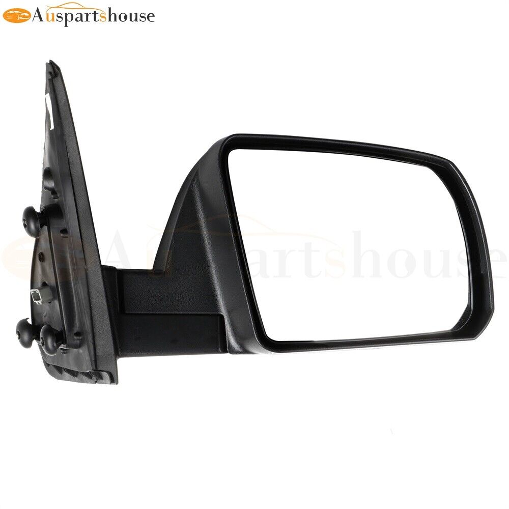 Power Mirror for 2007-2017 Toyota Tundra Passenger Side Heated Black Polished