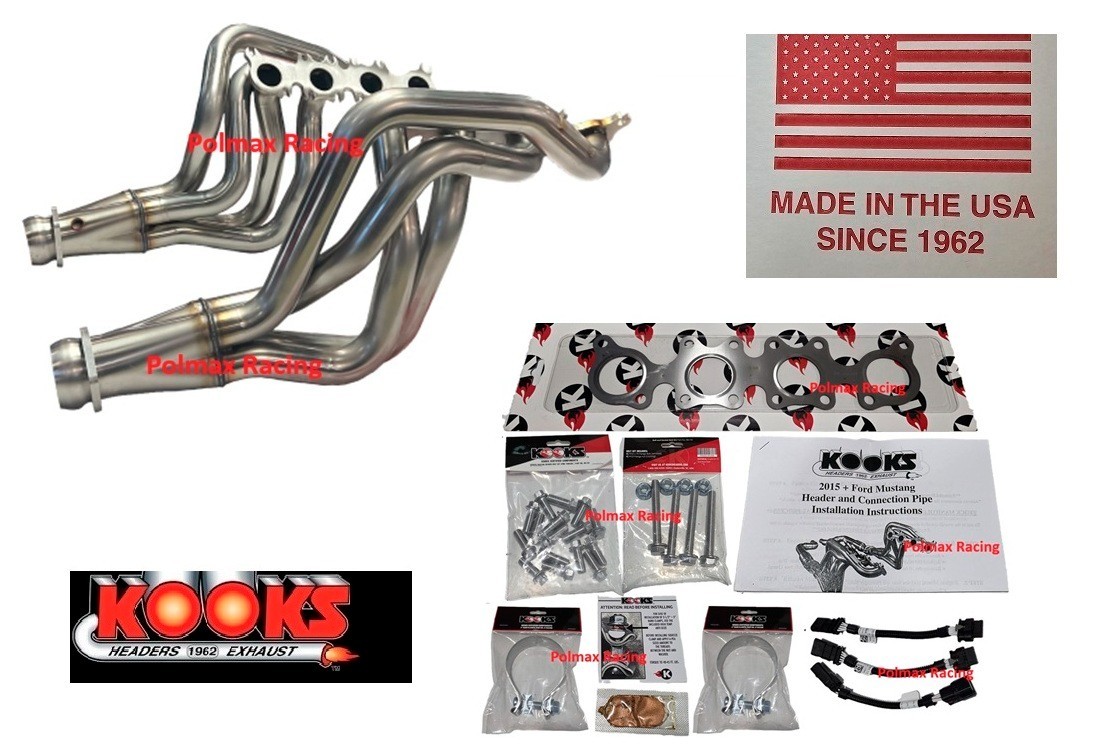 Kooks 1-7/8'' long tube headers only 11512402 2015+ Mustang GT 5.0 Coyote