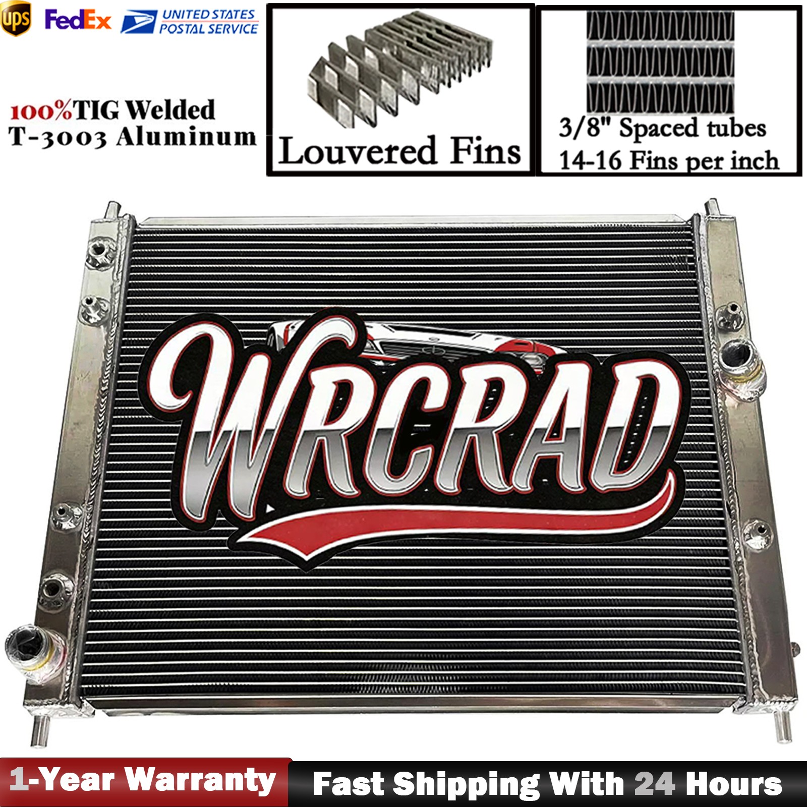 Radiator Fits for 2009-2015 Cadillac CTS-V 6.2L V8 2014 2010 11 12 13 Aluminum