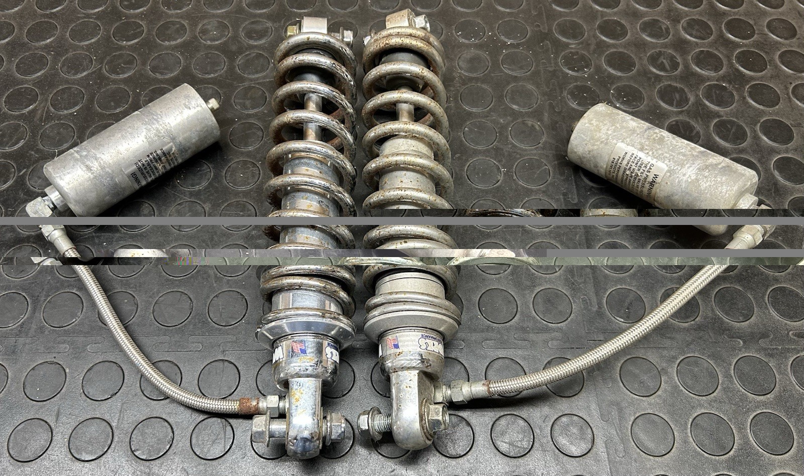 85-88 SUZUKI LT 230S LT230S WORKS PERFORMANCE FRONT SHOCKS LEFT RIGHT SET 12