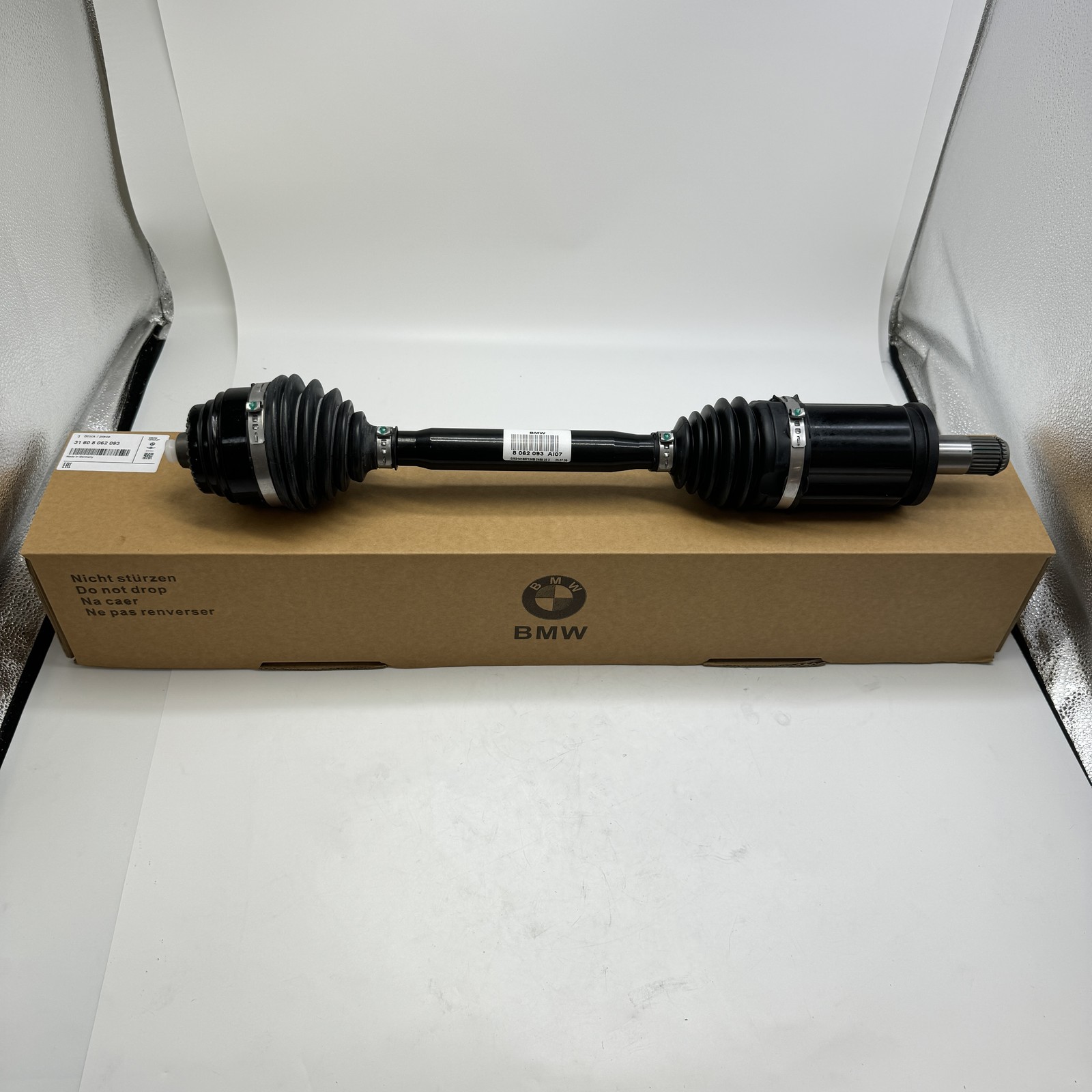 Front Left Driver Side Shaft Axle 31608062093 for 18-22 BMW F90 M5 AWD Only