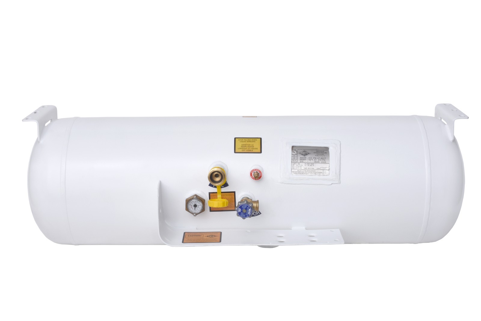 29.3 Gallon Horizontal ASME RV Propane Tank Flame King