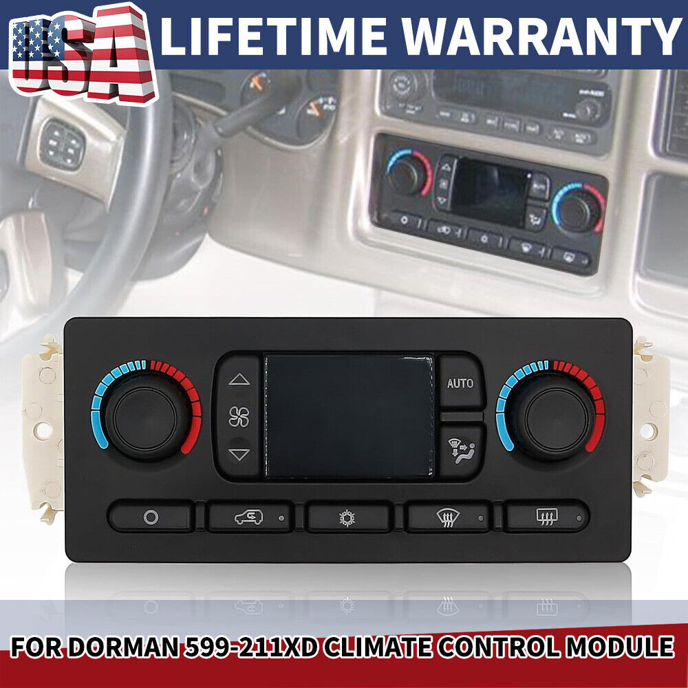AC Heater Climate Control Module 599-211XD For Chevy GMC Improved Design 2006 US