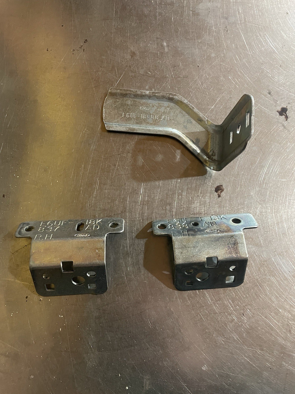 1980s Ford E Series Econoline Van Radio Mounting Brackets New Old Stock 1980s Ford E Series Econoline Van Radio Mounting Brackets New Old Stock
