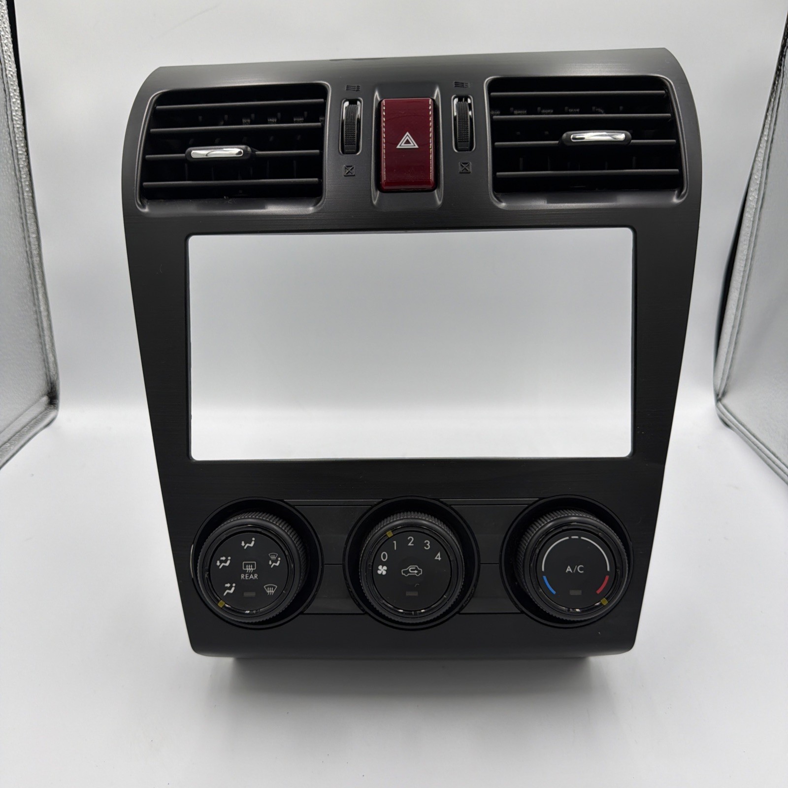 2012-2014 Subaru Impreza Crosstrek 2.0L Manual Climate Control w/Radio Bezel OEM