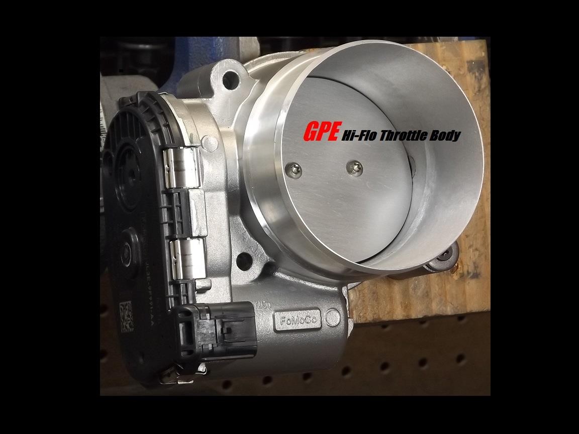 PORTED OEM FORD COYOTE 5.0 THROTTLE BODY: 2018+ MUSTANG GT & PREMIUM, F150, TB