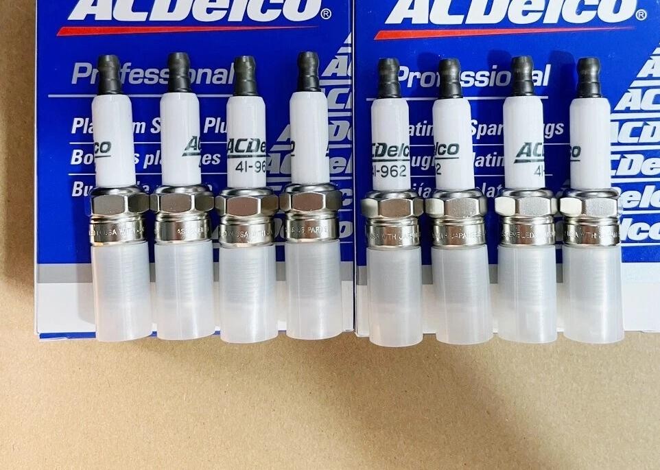 8PCS 41-962 Double Platinum Spark Plugs 19299585 Chevy GMC 4.8L 5.3L 6.0L V8 8PCS 41-962 Double Platinum Spark Plugs 19299585 Chevy GMC 4.8L 5.3L 6.0L V8