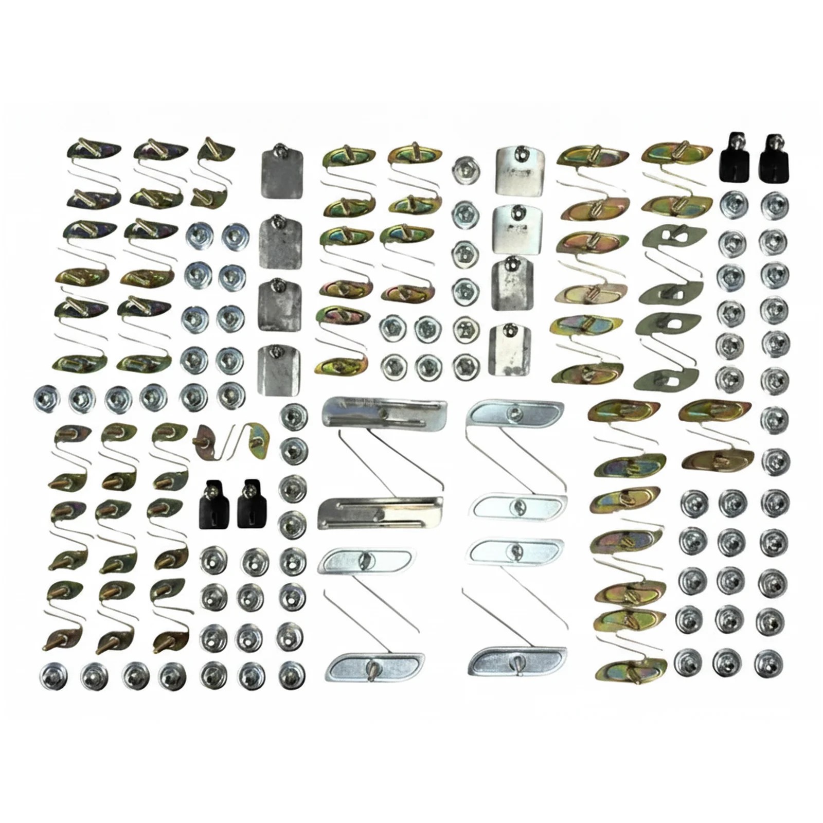1957 Chevy 4-Door Bel Air & 210 Complete Side Stainless Molding Clip Set