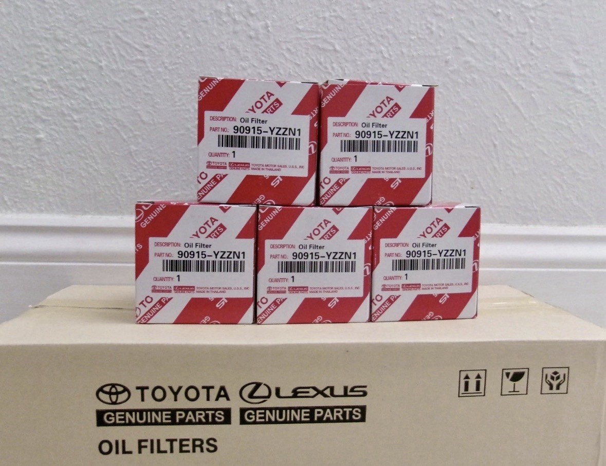 10 PACK GENUINE TOYOTA LEXUS SCION OIL FILTER 90915-YZZN1 FREE FAST SHIPPING