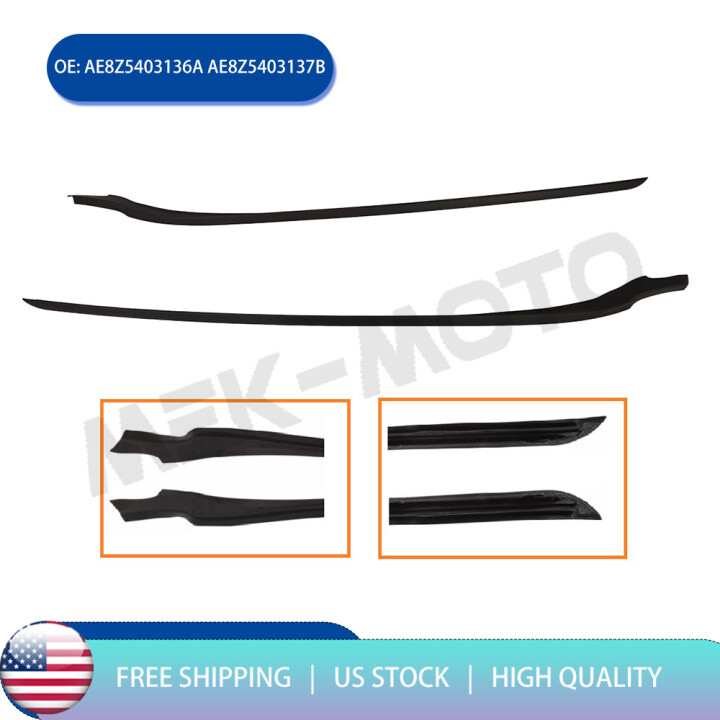 NEW RH+LH Windshield A-Pillar Trim Moulding For 11-19 Ford Fiesta NEW RH+LH Windshield A-Pillar Trim Moulding For 11-19 Ford Fiesta