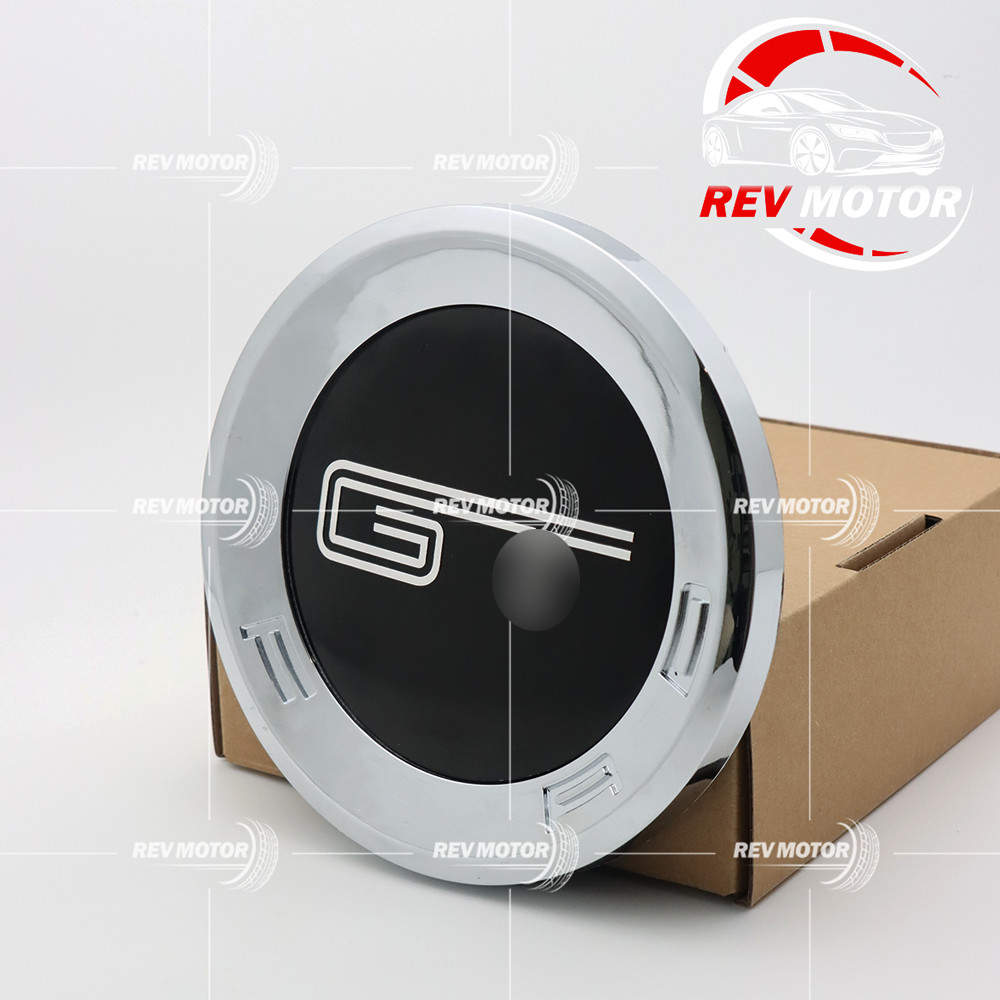 Chrome Black GT Decklid Emblem 5.9'' Round Trunk Badge For M-ustang SHELBY Chrome Black GT Decklid Emblem 5.9'' Round Trunk Badge For M-ustang SHELBY