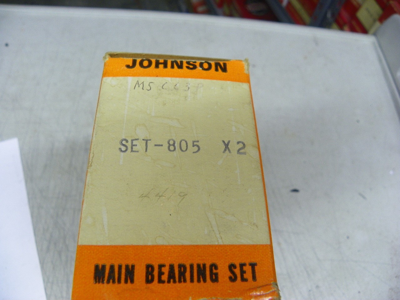 Johnson SET-805 X2 Main Bearing Set 1965-1967 Cadillac 429 V8 .002 NORS