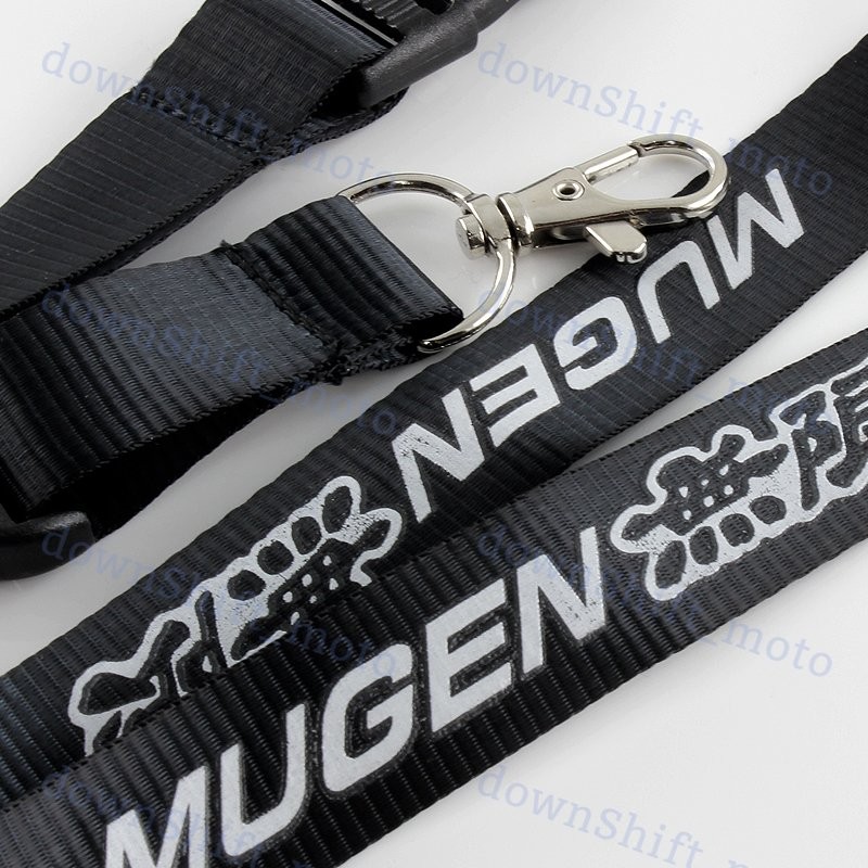 NEW JDM Racing Drift MUGEN Lanyard Neck Cell Phone Key Chain Strap Quick Release