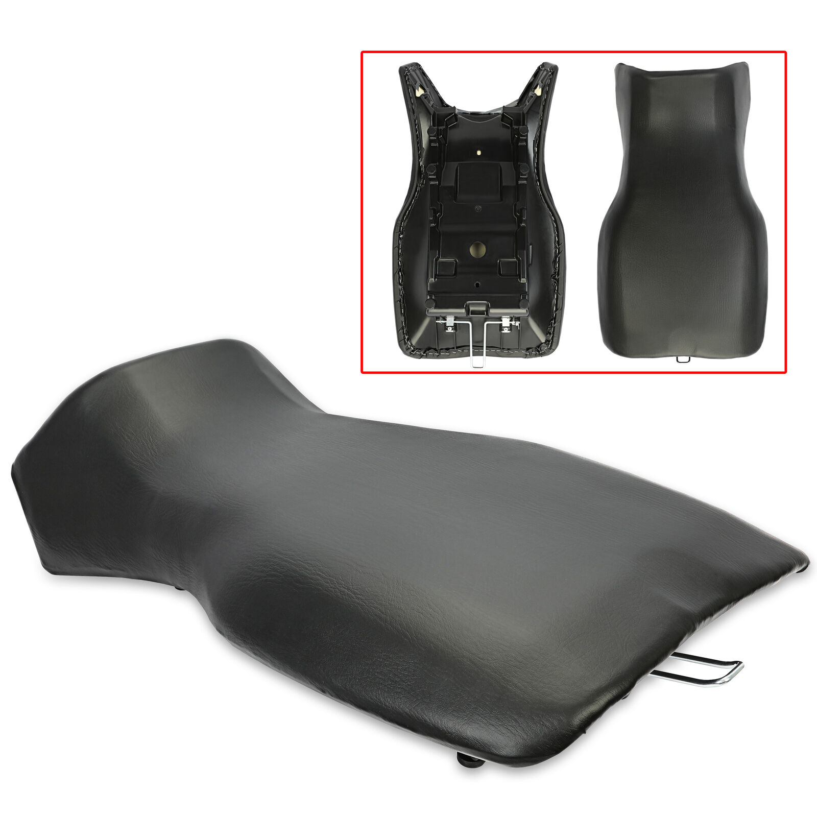 Black Complete Seat For  Polaris Sportsman 400 4X4 500 600 700 800 6x6 2005-2015
