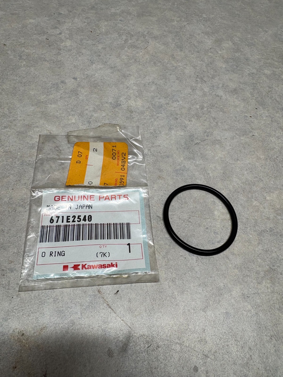 1996-2004 KAWASAKI VULCAN 1500 CLASSIC INTAKE MANIFOLD O-RING PART# 671E2540