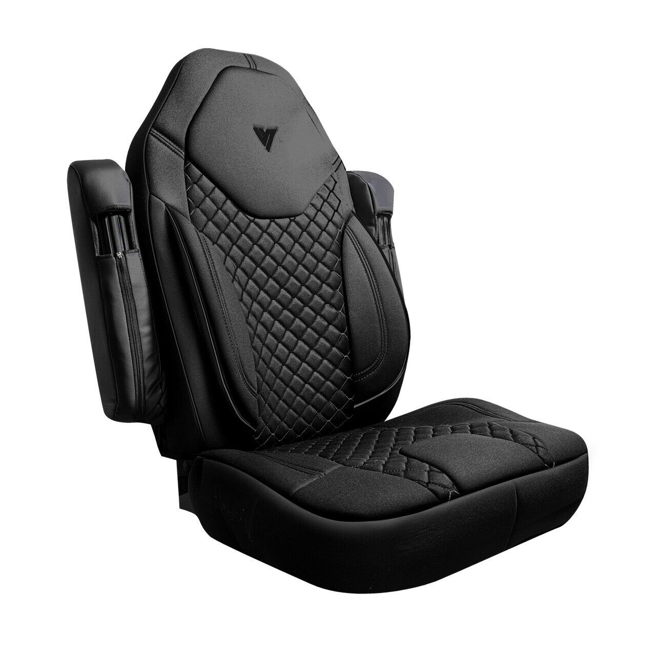Freightliner Cascadia High Back 33″ Cloth Seat Cover – Full Black