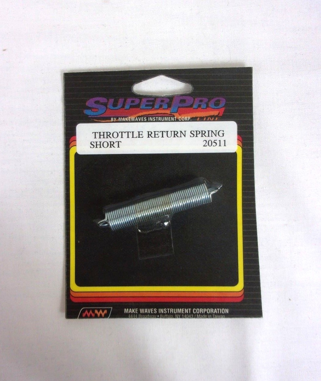 SuperPro by Makewaves Instrument Corp. Throttle Return Spring Short 20511 #8002