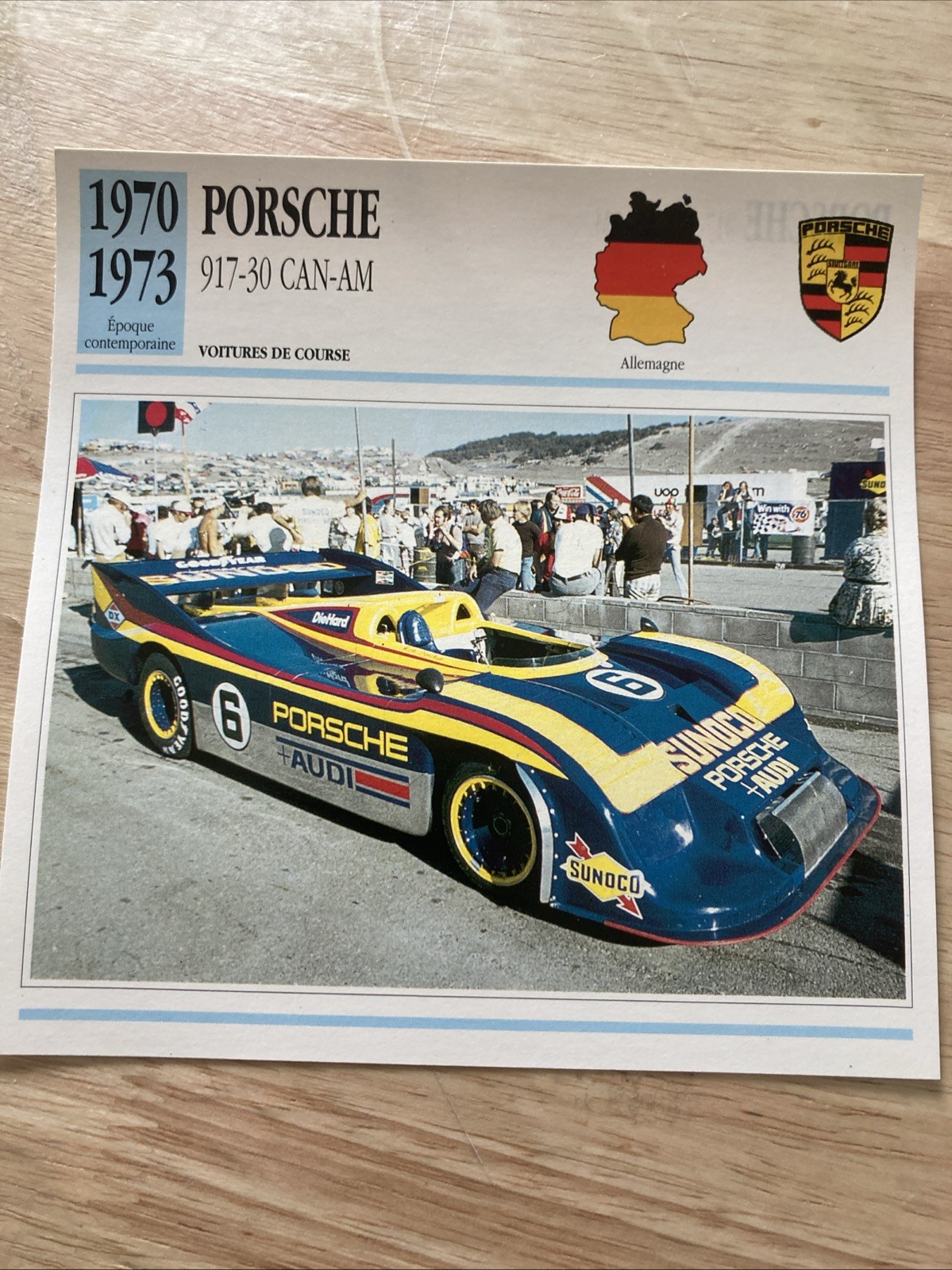 Porsche 917-30 Can-Am 1970-1973 Atlas Car Collection Card