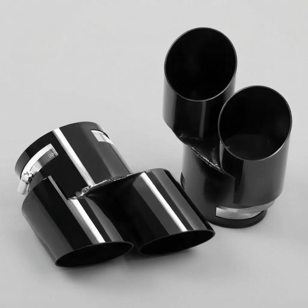 BMW G05 X5 G06 X6 G07 X7 Quad Exhaust Tips Clamp-On Aluminum Alloy