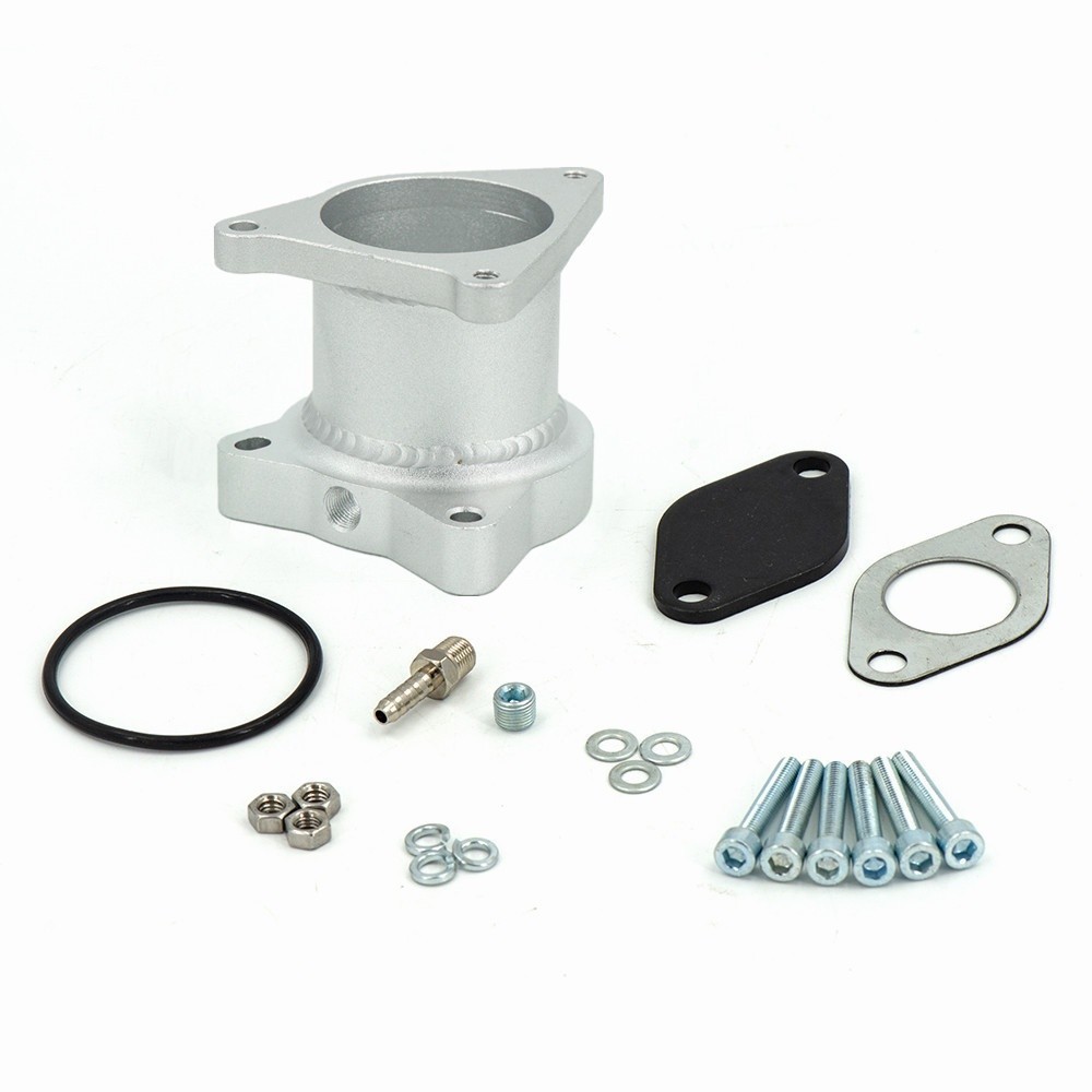 50mm Alloy Intake Manifold Race Pipe Elbow Kit For VW Golf Mk5 Jetta 1.9 2.0 TDI
