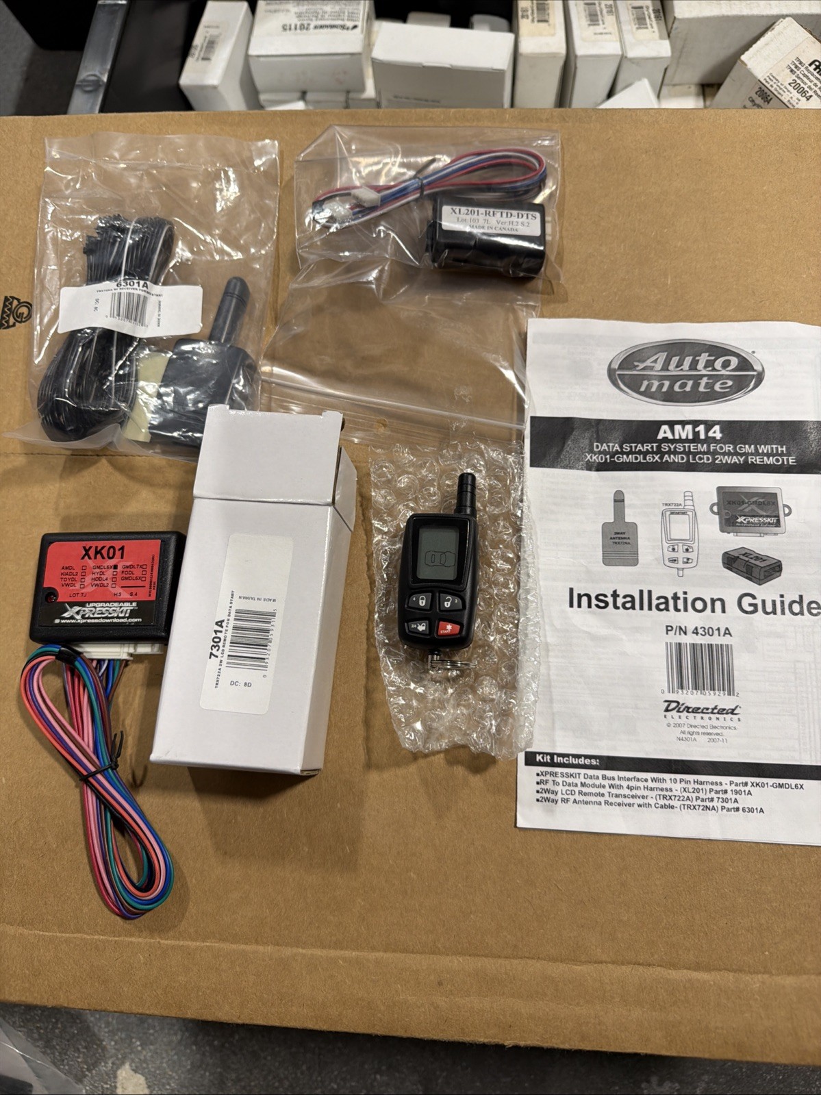 AM14 Auto Mate System  LCD Remote H5OTR13 1640B-TR04 FOB OEM 2-WAY
