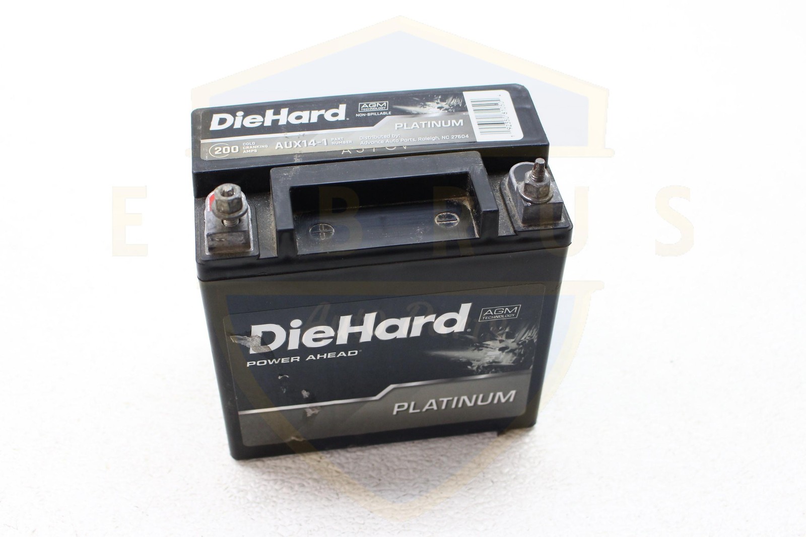 DieHard PLATINUM AGM BATTERY AUX14-1 GROUP SIZE 200 CCA 14 AMP HOUR CAPACITY