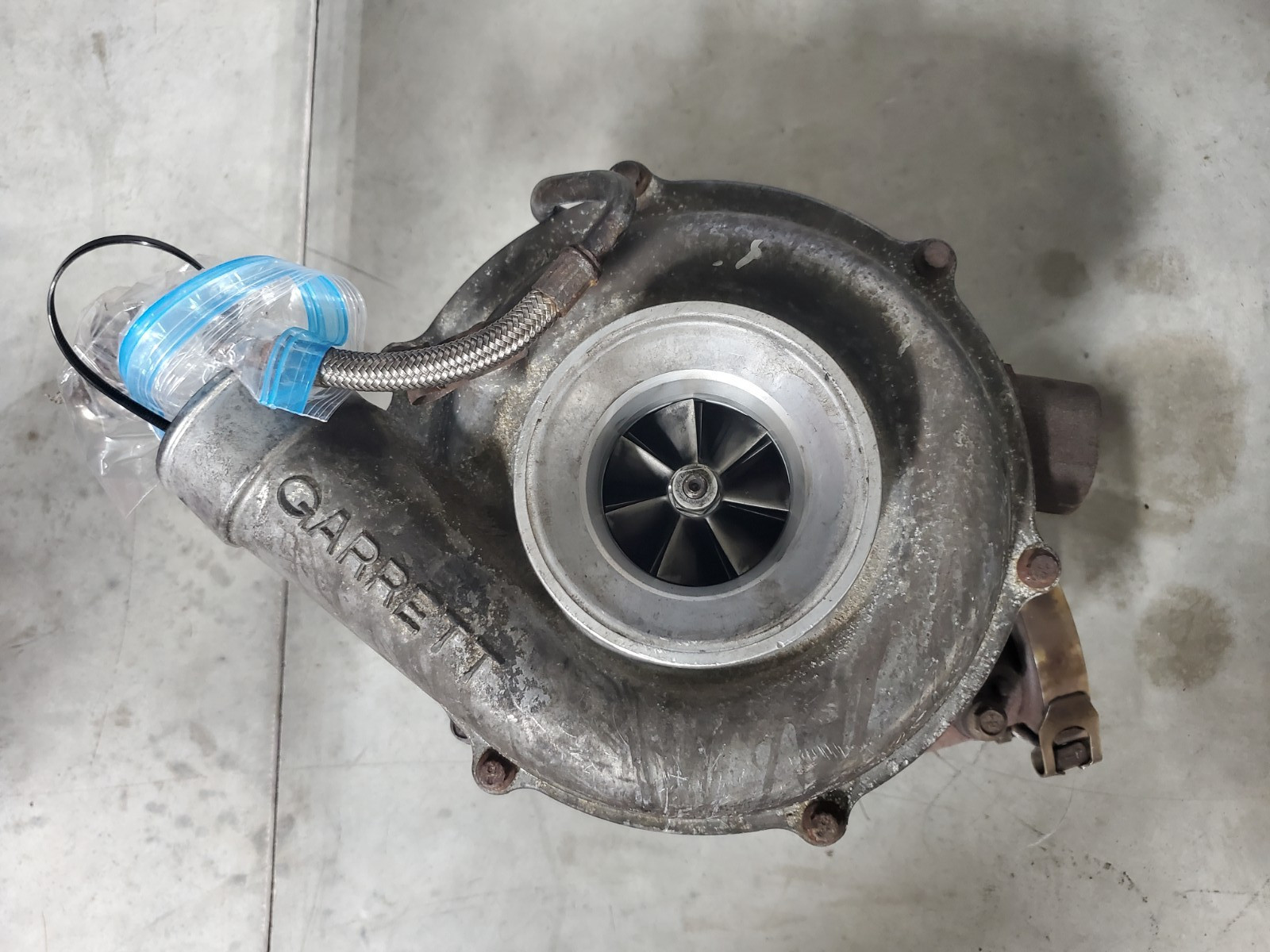 2003-2004 Garrett 6.0L Ford Super Duty Turbocharger 10 Blade (186k Mileage)