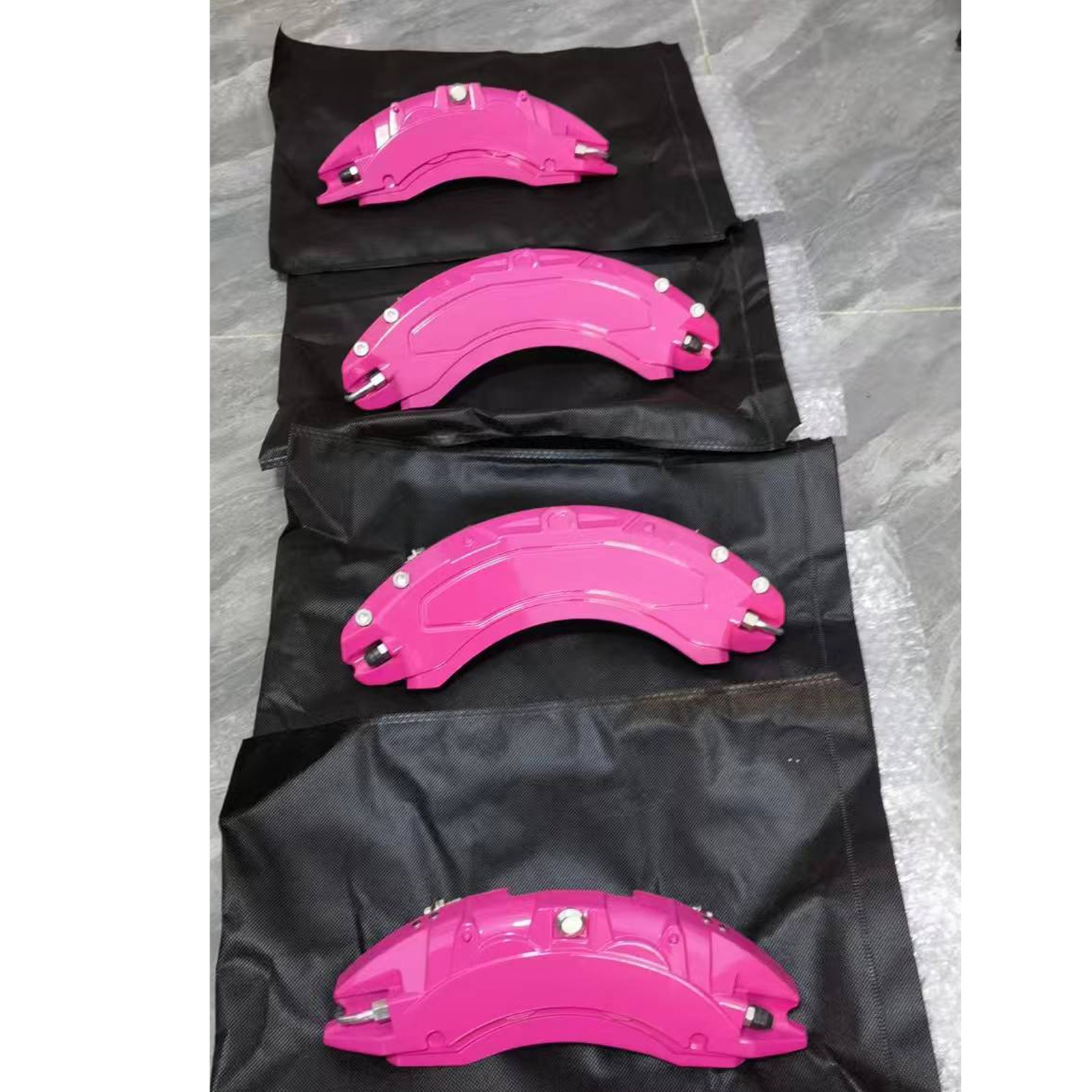 Rose Pink  ALUMINUM CALIPER COVERS Fit Mercedes BENZ AMG/ G/GLE/GLK/GLA/ML/CLA/C
