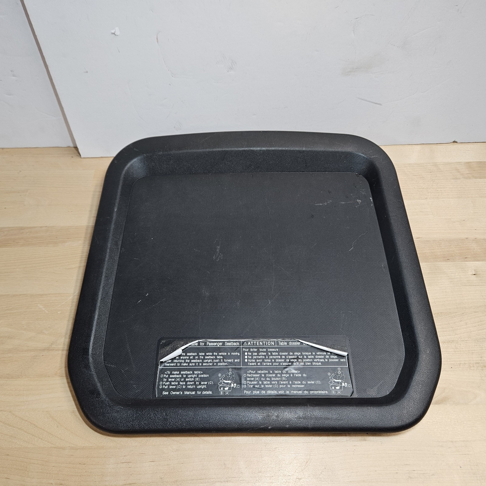 2003 Toyota Matrix Table For Passenger Seat Back Cover