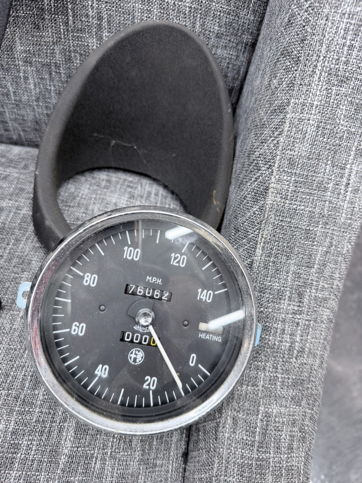 1970s VINTAGE Alfa Romeo Convertible Spider Speedometer Gauge OEM