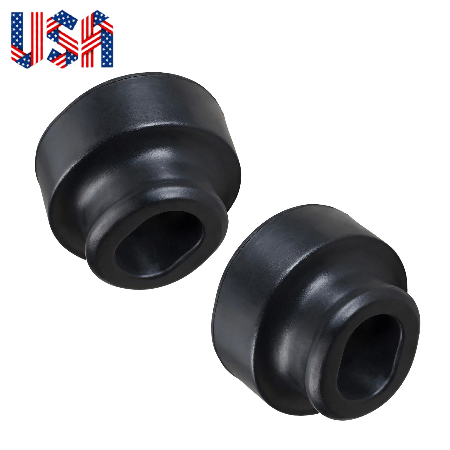 2x Lower Rubber Cushion Bushing Radiator for Ford Mustang 2005-2015