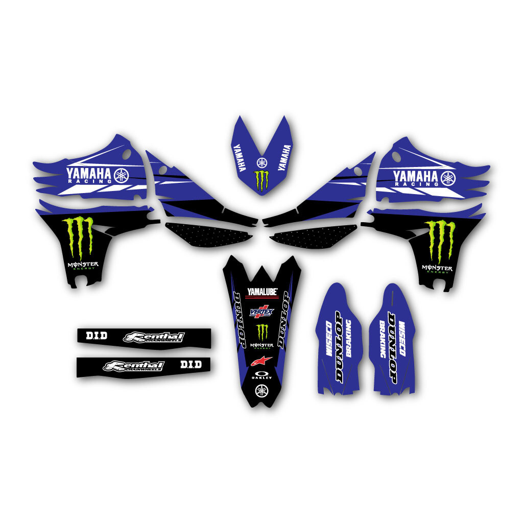 YAMAHA FACTORY TEAM GRAPHICS YZ450F 2010 2011 2012 2013 21mil Thick MX Laminated YAMAHA FACTORY TEAM GRAPHICS YZ450F 2010 2011 2012 2013 21mil Thick MX Laminated