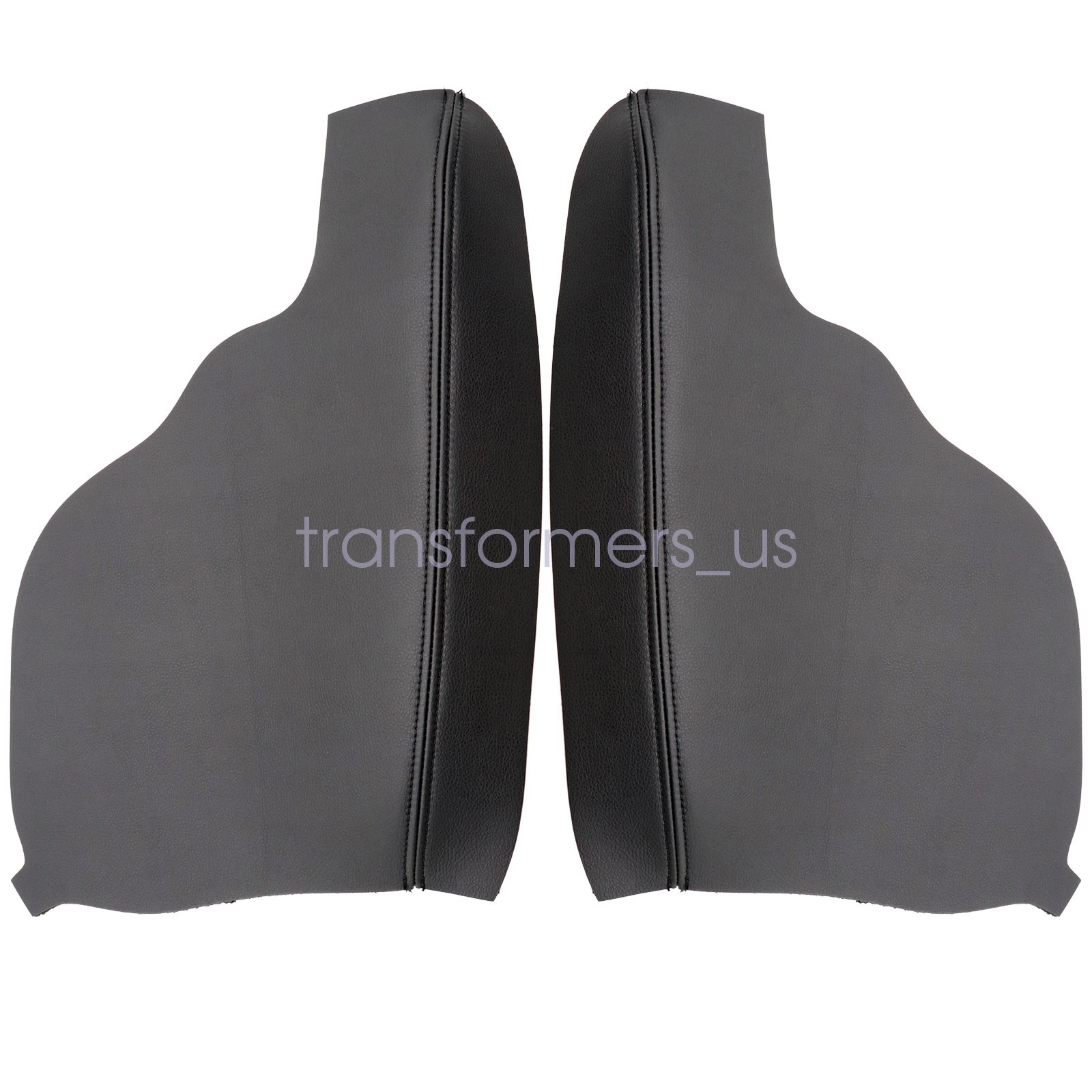2Pc For Honda Odyssey 2011-17 Door Armrest Replacement Cover Leather Black New