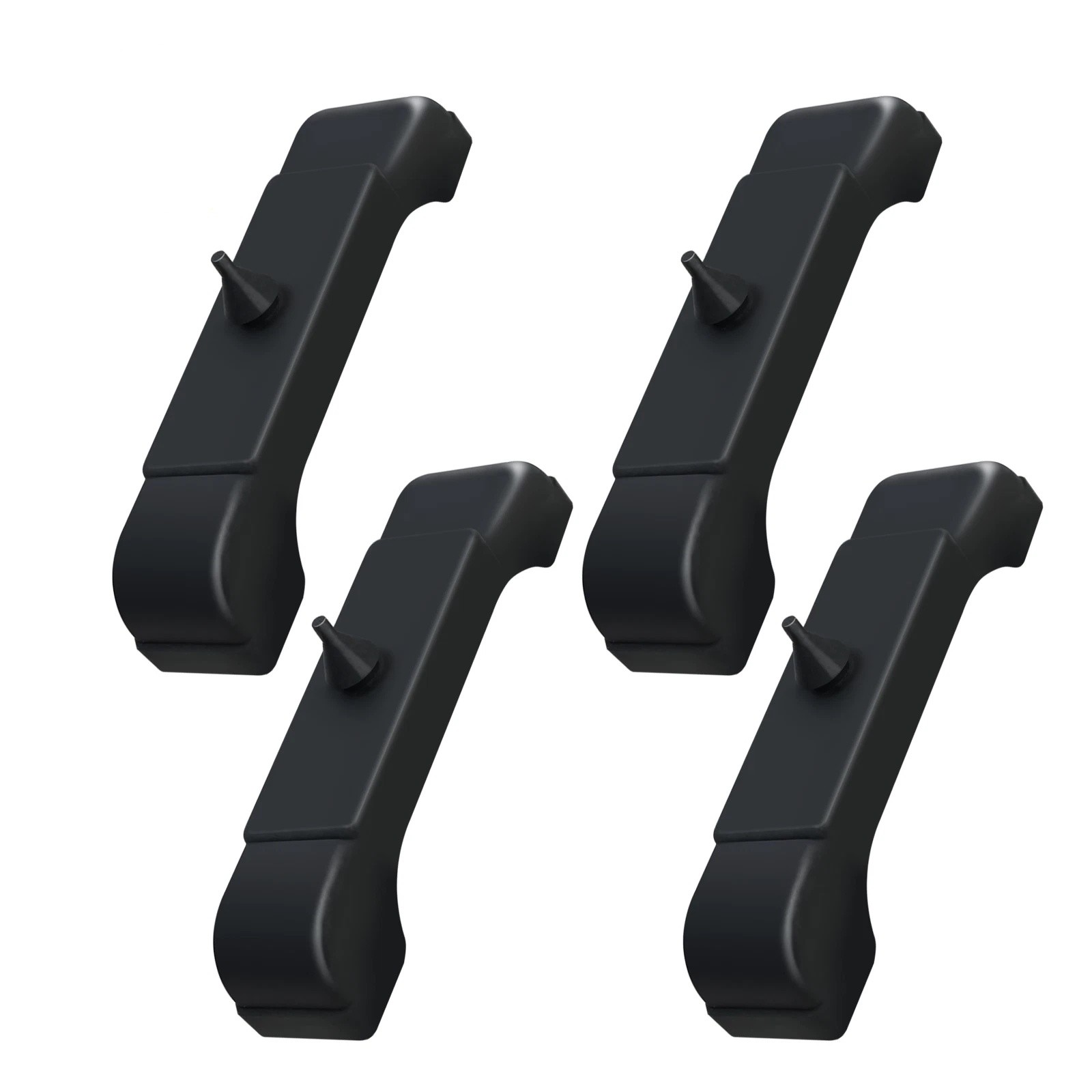 4pcs Rubber 3 Core Radiator Mounting Cushions/Support Pads Fits 1968-1981 New
