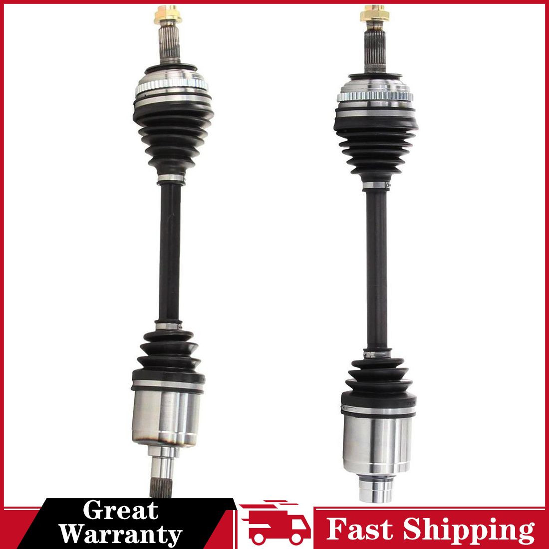 SurTrack Pair Set 2 Front CV Axle Shafts For Honda Civic del Sol Acura Integra_R