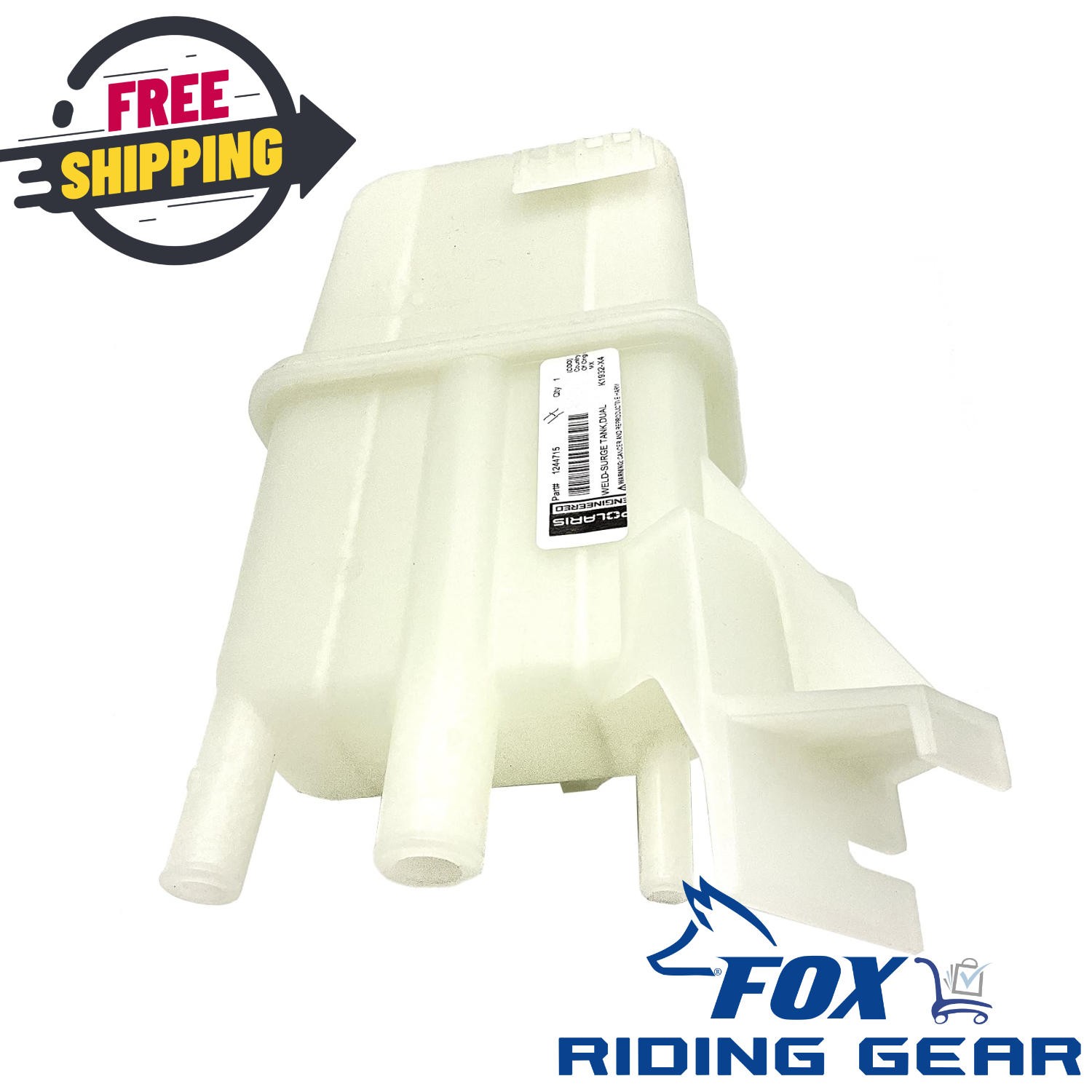 Polaris RZR Genuine OEM Dual Weld-Surge Tank Coolant Reservoir 1244715