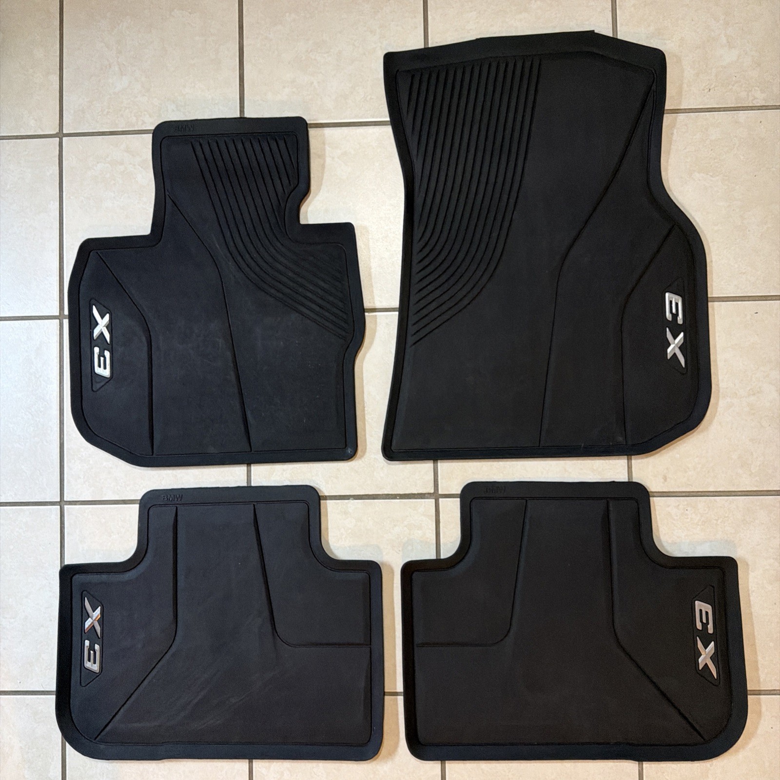 2018-2024 BMW X3 G01 Oem All Weather Factory Floor Mats Genuine 4pc 2018-2024 BMW X3 G01 Oem All Weather Factory Floor Mats Genuine 4pc