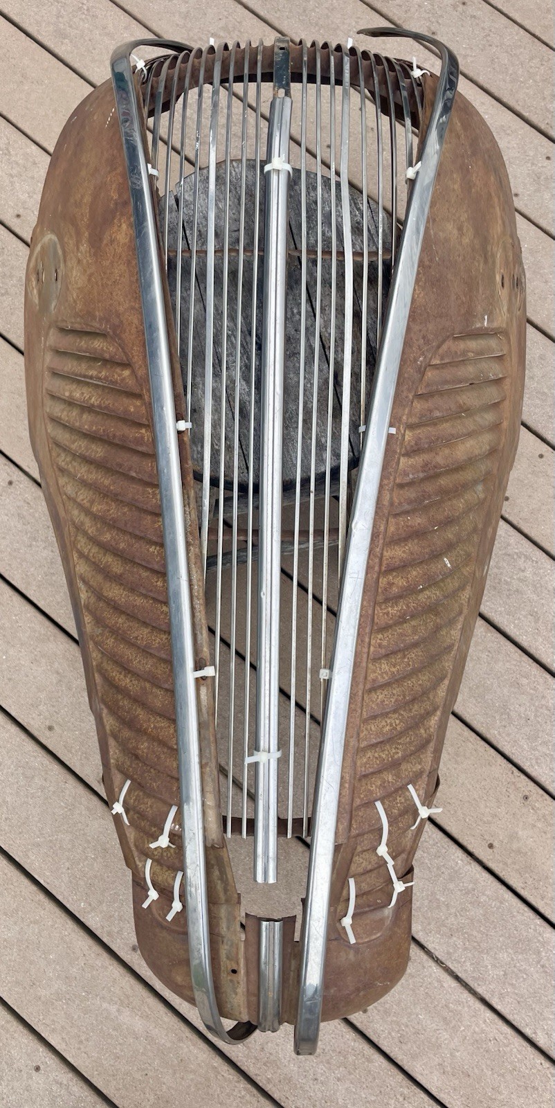 Vintage Original 1937 Hudson Terraplane Grill *SEE DESCRIPTION* Hot Rod Rat Rod