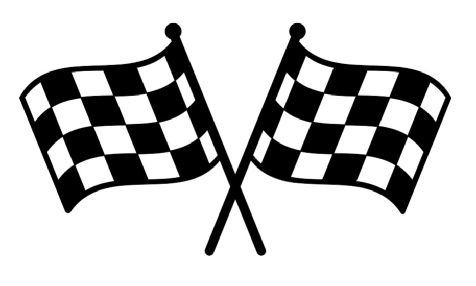 Checkered Racing Flag Vinyl Decal Sticker | Finish Line JDM Race Flag 381